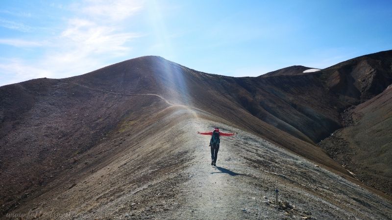Landmannalaugar hike, Skalli route