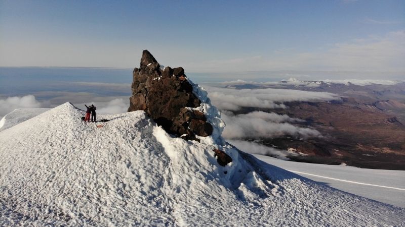 Snaefellsjokull volcano climb