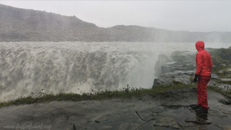 wschodni brzeg wodospad Dettifoss Islandia