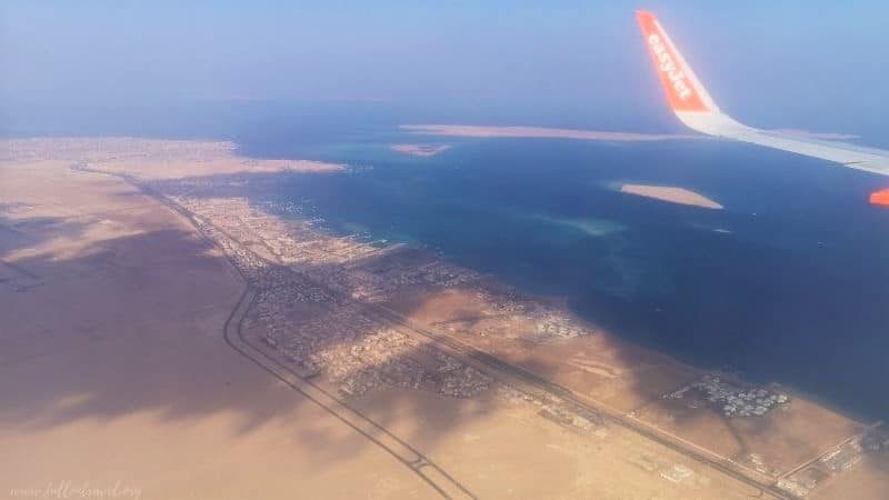 Egypt from plane